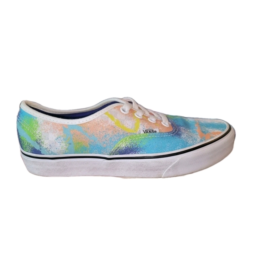 Vans Colorful Canvas Tie Unisex Sneakers W 7.5 M 6 Streetwear Skater